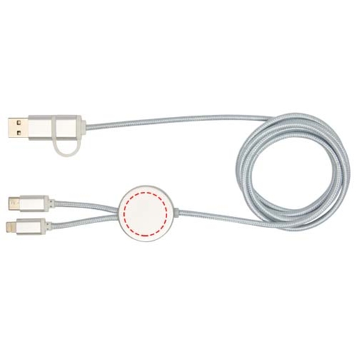 Câble 5 en 1 Alasia en aluminium et plastique recyclés de 150 cm pour la synchronisation des donn, Image 9