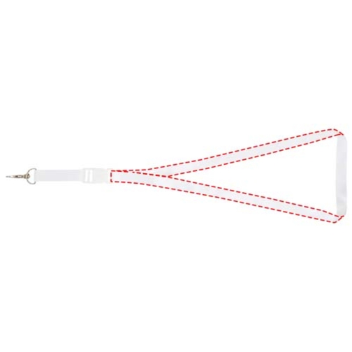 Lanyard Balta in PET riciclato con sgancio di sicurezza e fibbia, Immagine 6