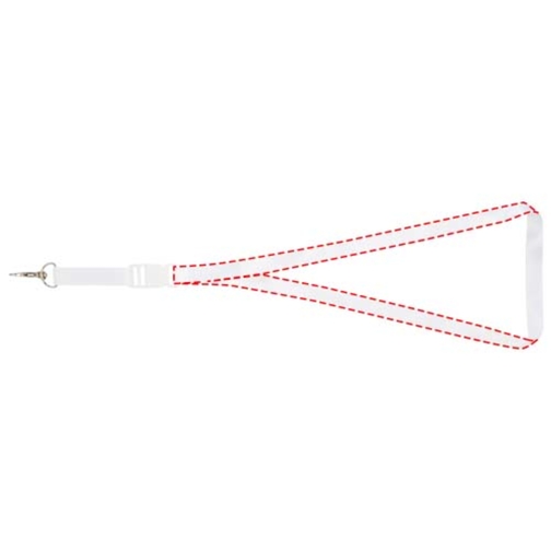 Lanyard Balta in PET riciclato con sgancio di sicurezza e fibbia, Immagine 8