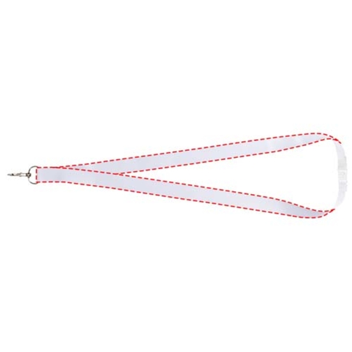 Lanyard Addie in PET riciclato con stampa in sublimazione e sgancio di sicurezza, Immagine 6