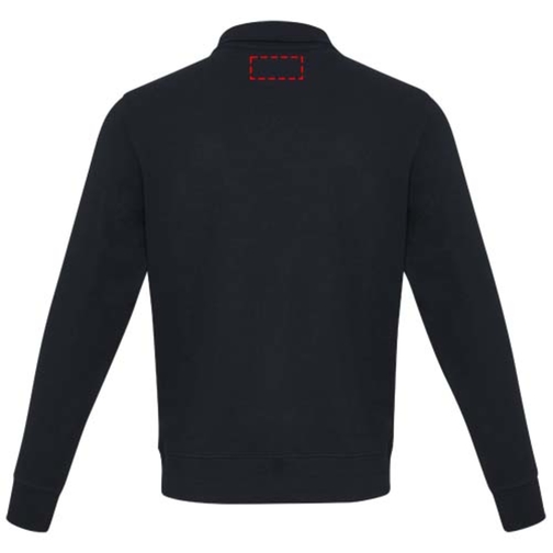 Tin sweter unisex Aware™ z materiałów z recyklingu z zamkiem błyskawicznym na 1/4 długości, Obraz 19