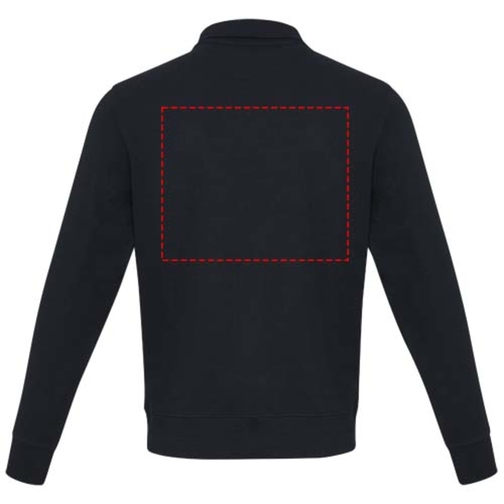 Tin sweter unisex Aware™ z materiałów z recyklingu z zamkiem błyskawicznym na 1/4 długości, Obraz 22