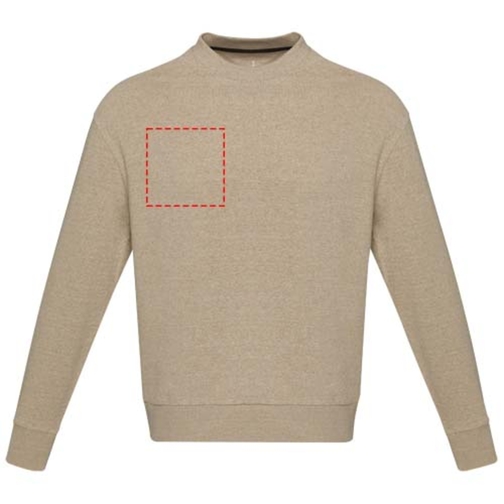 Jet sweter unisex Aware™ z okrągłym dekoltem z materiałów z recyklingu, Obraz 10