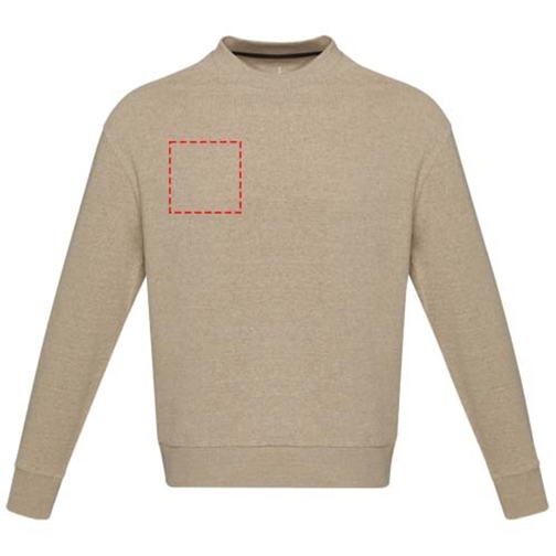 Jet sweter unisex Aware™ z okrągłym dekoltem z materiałów z recyklingu, Obraz 13