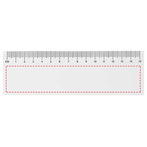 Notes autocollantes recyclées Sticky-Mate® avec règle imprimée 15 cms, Image 3