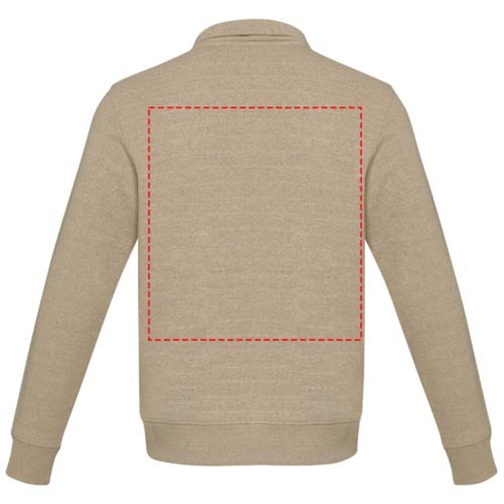 Tin sweter unisex Aware™ z materiałów z recyklingu z zamkiem błyskawicznym na 1/4 długości, Obraz 20