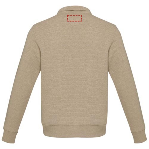 Tin sweter unisex Aware™ z materiałów z recyklingu z zamkiem błyskawicznym na 1/4 długości, Obraz 18