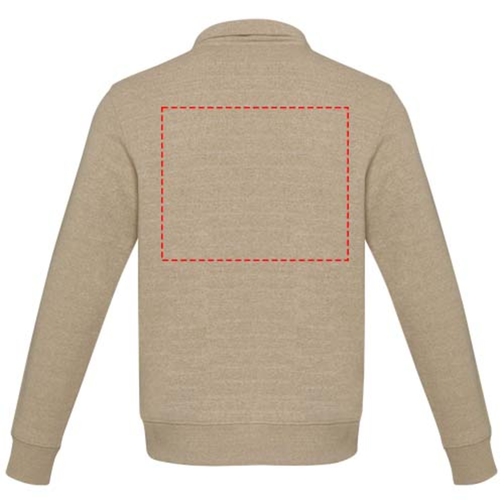 Tin sweter unisex Aware™ z materiałów z recyklingu z zamkiem błyskawicznym na 1/4 długości, Obraz 21