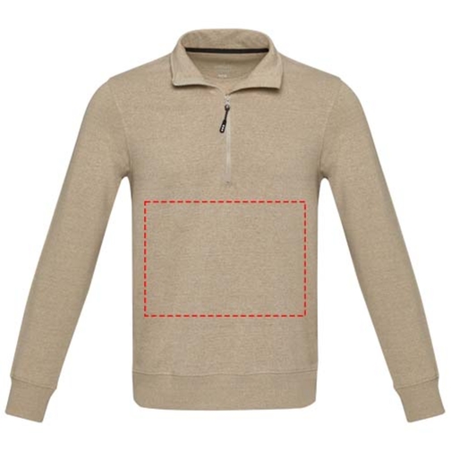 Sweater unisexe Aware™ recyclé à fermeture quart de zip, Image 16