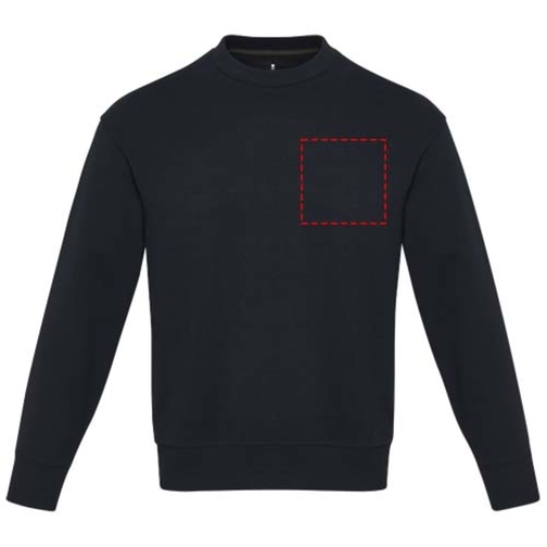Jet sweter unisex Aware™ z okrągłym dekoltem z materiałów z recyklingu, Obraz 6