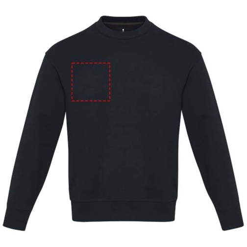 Jet sweter unisex Aware™ z okrągłym dekoltem z materiałów z recyklingu, Obraz 11