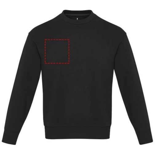 Jet sweter unisex Aware™ z okrągłym dekoltem z materiałów z recyklingu, Obraz 12