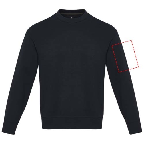 Jet sweter unisex Aware™ z okrągłym dekoltem z materiałów z recyklingu, Obraz 9