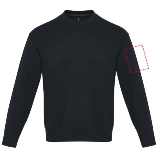 Jet sweter unisex Aware™ z okrągłym dekoltem z materiałów z recyklingu, Obraz 11