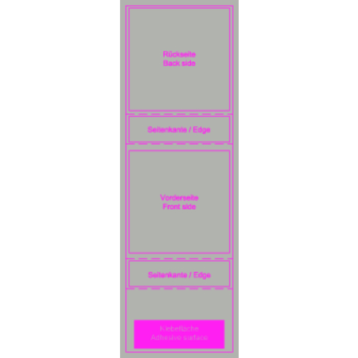 Ritter SPORT Mini Ritter SPORT Mini Marzipan , Ritter Sport, aus weißem Papier, 1,00cm x 5,00cm x 5,70cm (Länge x Höhe x Breite), Bild 3