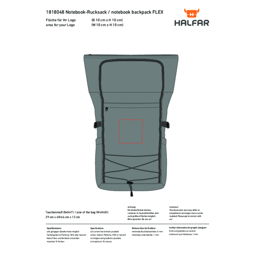 Sac à dos pour ordinateur portable FLEX, Image 3