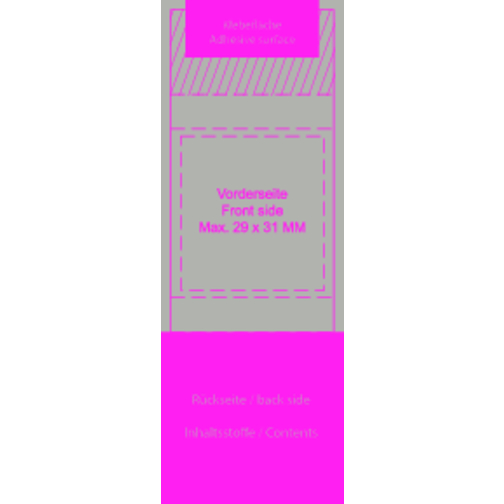 Design Schokolade Deutsche Markenschokolade, Alpenvollmilch , Confiserie Heidel, aus weißem Papier, 0,60cm x 3,60cm x 5,60cm (Länge x Höhe x Breite), Bild 3
