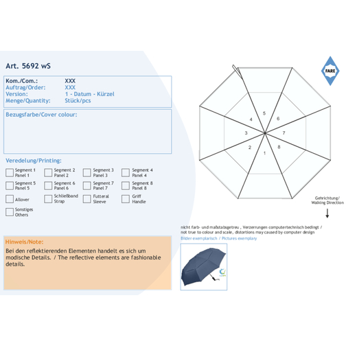 AOC parasol kieszonkowy Magic Windfighter® 2.0, Obraz 11