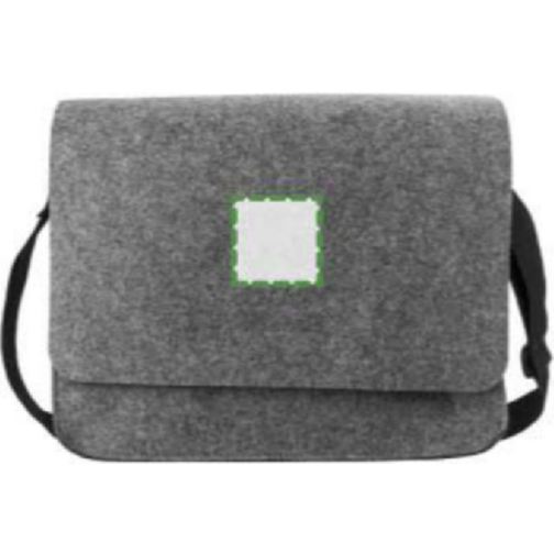 Sac postier porte-ordinateur en feutre rPET Layla, Image 2