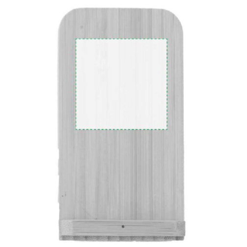 Supporto per smartphone in bamboo ricaricabile Claudie, Immagine 5