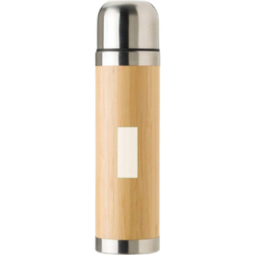Bouteille isotherme de 400 ml en bambou Frederico, Image 4