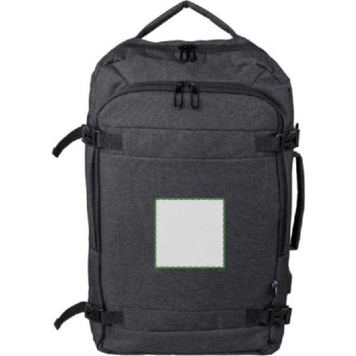 Sac à dos porte-ordinateur de 17 en polyester rPET 300D Malcolm, Image 14