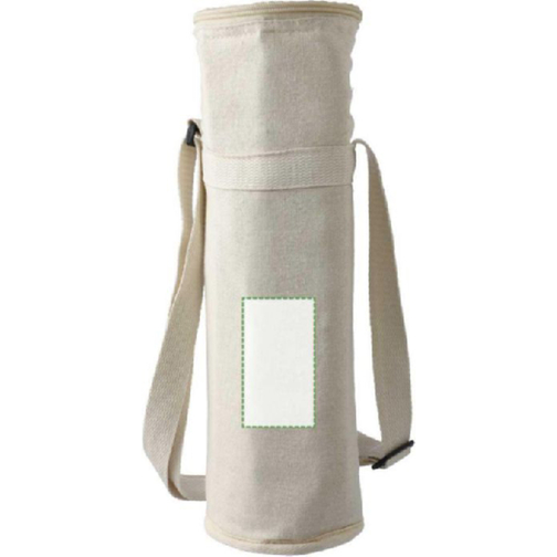 Borsa termica per bottiglie in cotone riciclato 270 g/m2 Eugene, Immagine 9