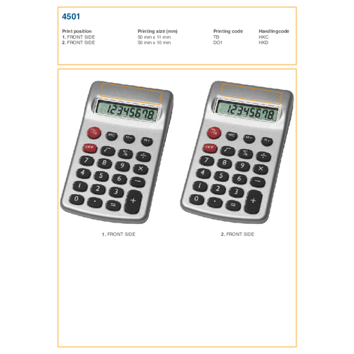 Calculatrice de poche Tulia, Image 3
