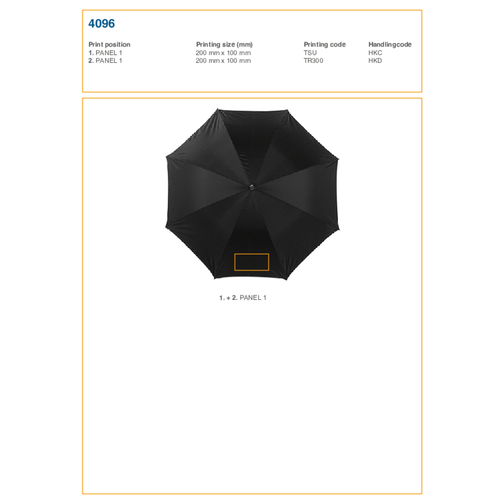 Parapluie golf automatique Melisande, Image 3