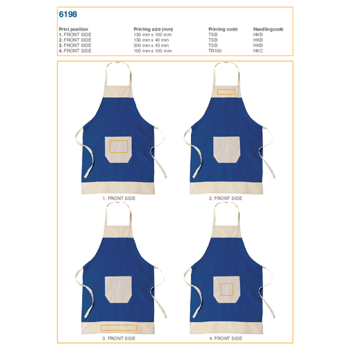 Tablier de cuisine en coton Jobe, Image 2