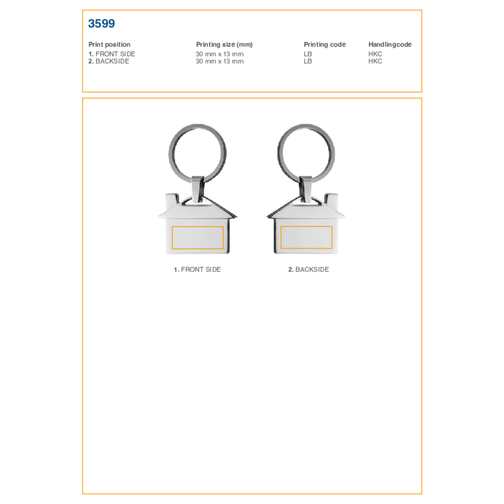 Porte-clés en métal Mika, Image 4