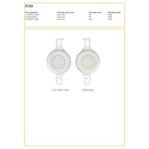 Porte-badge en plastique Julius, Image 3