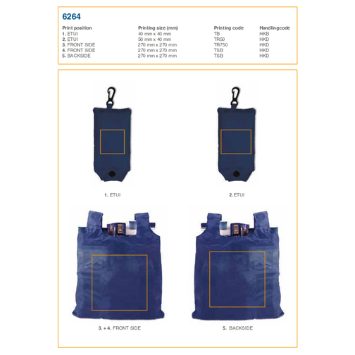 Sac shopping pliable Vera, Image 4