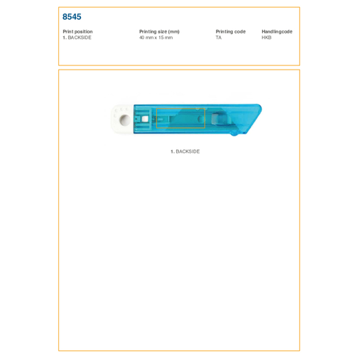 Cutter en plastique translucide Griffin, Image 3