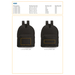 Rucksack aus Polyester Livia-Standskizze2