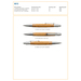 Stylo bille en bambou Arabella-Croquis verticaux2