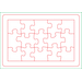 Puzzle pour cadre DIN A6-Croquis verticaux1