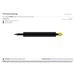 Bleistift mit Metallkrone-Standskizze1