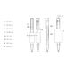 Dlugopis automatyczny Liberty Clear MTT Retractable Ballpoint Pen-Szkic opisu2