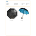 Parapluie golf bicolore-Croquis verticaux1