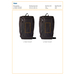 Zaino in poliestere 600 D Arisha-Schizzi dello stand2