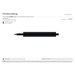 schwarzer Bleistift mit original Preciosa®-Kristall-Standskizze1