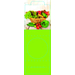 Verduras de aperitivo Mezcla de hojas de ensalada de color-Boceto del stand1