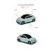 Glosnik z technologia Bluetooth® -VW Beetle 1:36 BIALY-Szkic opisu1