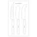 Set de cuchillos para queso REFLECTS-BAUSKA-Boceto del stand1
