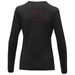 T-shirt Ponoka in tessuto organico a manica lunga da donna-Schizzi dello stand3
