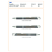 Stylo bille en aluminium Delia-Croquis verticaux2