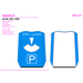 IMPRESSION EXPRESS Disque de stationnement et grattoir-Croquis verticaux1