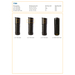 Bouteille isotherme de 450 ml en acier Kamir-Croquis verticaux1