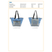 Sac de plage en polyester Gaston-Croquis verticaux2